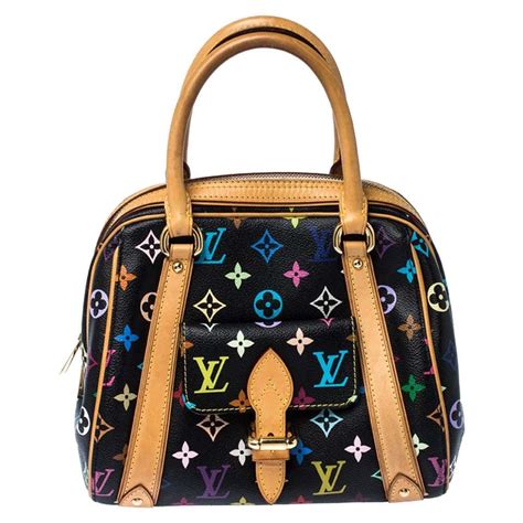 lv priscilla|LOUIS VUITTON Monogram Multicolor Priscilla Black 588864.